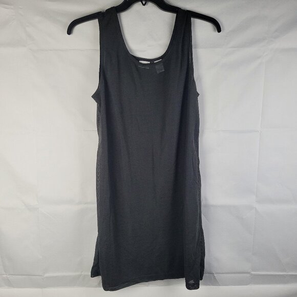 Westbound Beach Black Open Sheer Swim Cover Up Sleeveless Dress Women’s Sz Large - Picture 1 of 3